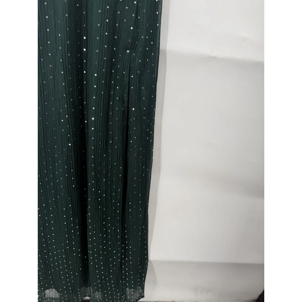 Baltic Born Grace Sparkle Maxi Dress Women XS Green NEW NWT Formal Wedding Guest